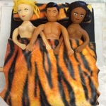 Las-Vegas-three-in-a-bed-tiger-skin-sexy-cake