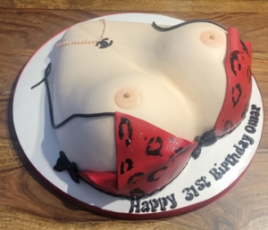 Houston-Hefty-Texas-Adult-Tittys-Red-Leprard-Print-Erotic-Cake