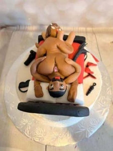 Miami-Florida-Bachelorette-Adult-69-Hefty-Mama-Dada-Bed-Cake